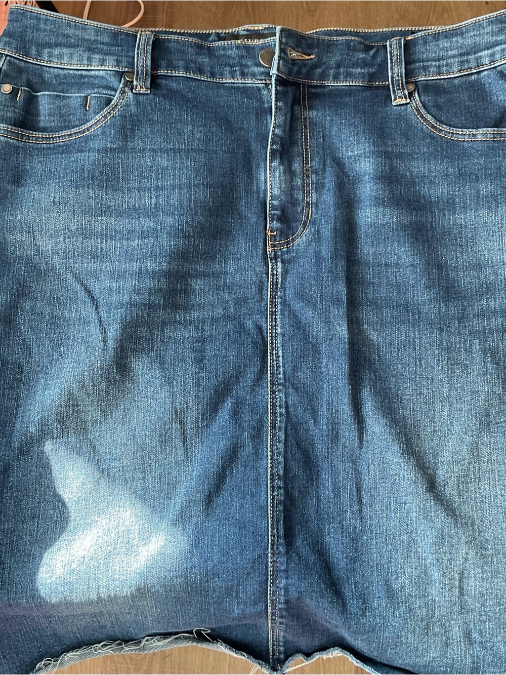 Classic Blue Denim Mini Skirt - Casual Everyday Style